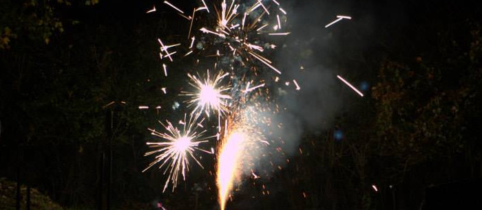 Fireworks at Norwich IVC Bonfire Night, 2014